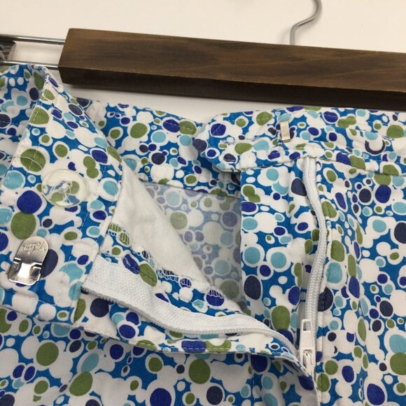 August Silk  Front Pockets Dots Print Cotton Skirt Size 10 - Picture 7 of 10